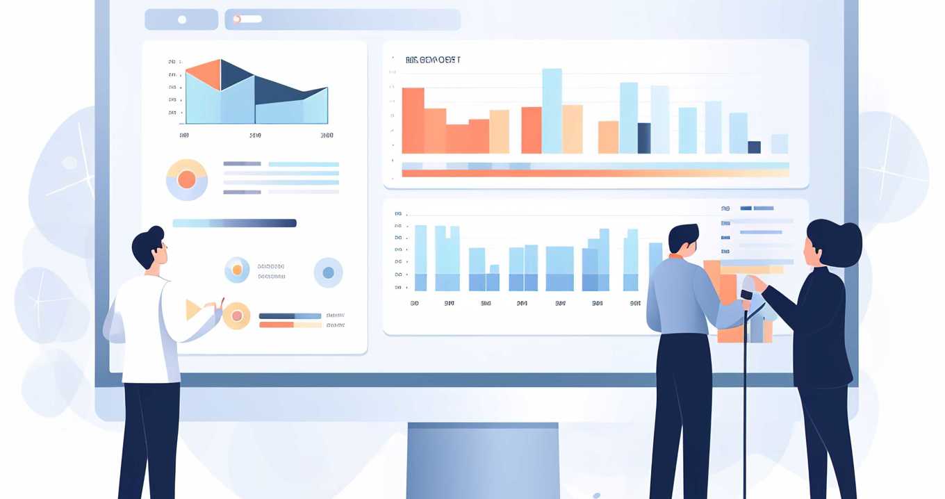 Illustration av budgetplanering